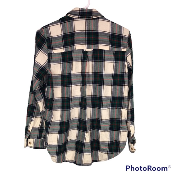 American Eagle Small Boyfriend Fit Flannel - Picture 2 of 2